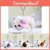 Adorable Plush Dog Keychain Soft Short Plush Stuffed Animal Perfect Gift