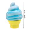 Eistüten-Quetschspielzeug Weiches TPR Eis Tragbarer Quetschball Squishies Geburtstagsfeier Mitgebsel Geschenke für Kinder und Erwachsene