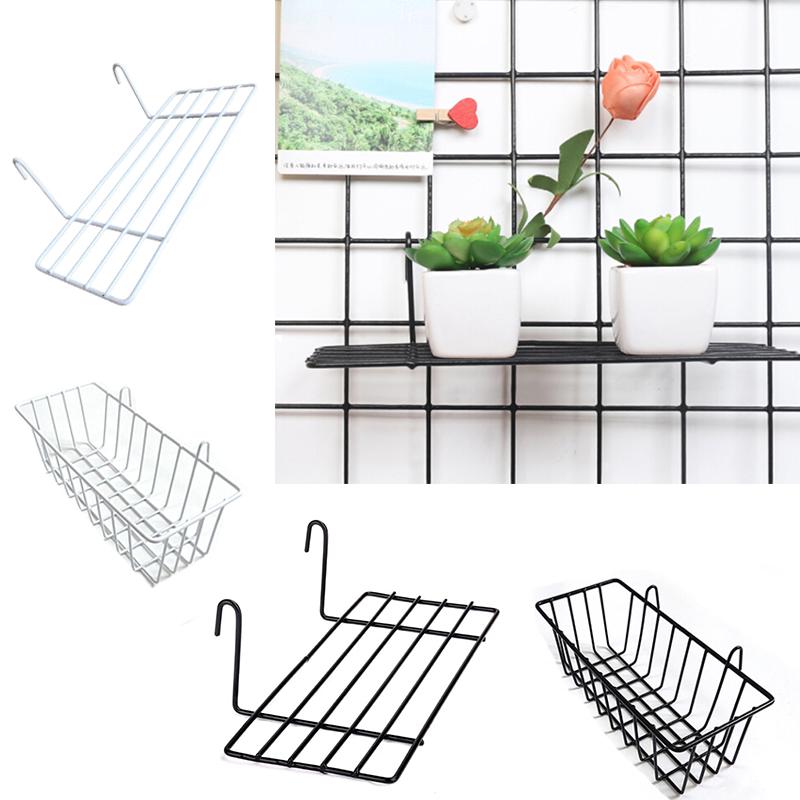 Home Wall Storage Rack with Hanging Basket for Small Items Storage