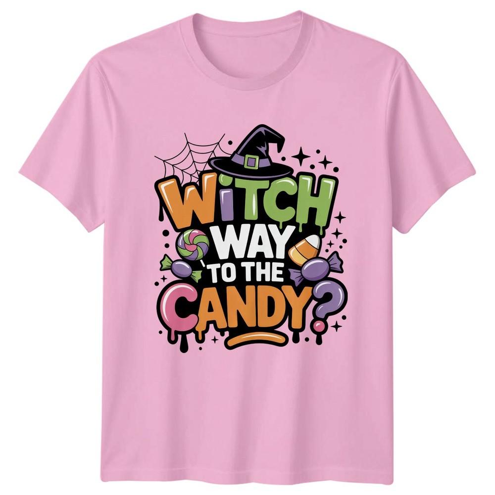 Witch Way To The Candy TShirt Halloween Gift For Him And Her