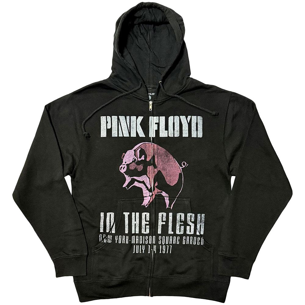 Pink Floyd Unisex Volwassen In The Flesh Volledige Rits Hoodie