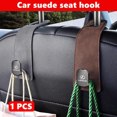 Suede Multifunction Portable Car Seat Hook Storage Hanging Hanger For IS350 ES350 IS250 IS460 IS220h IS300 LX570 UX250h