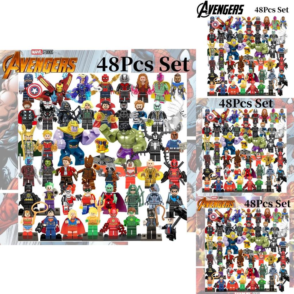 High-quality Abs Plastic Superhero Moc Building Blocks Toy Set Diy For Kids