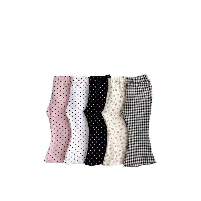 Schlaghosen im koreanischen Stil für Babymädchen - Modische Rüschenkante, Freizeitkleidung für Frühling, Sommer und Herbst