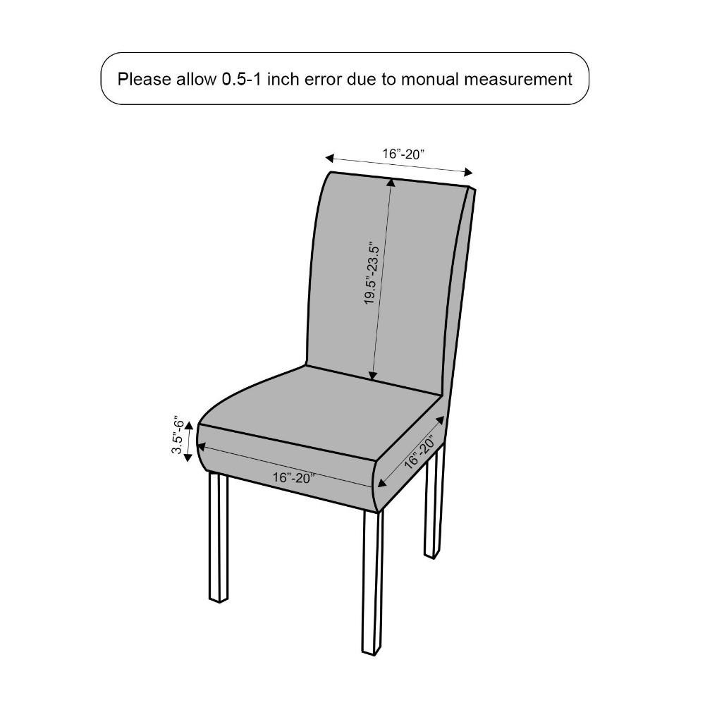 New Waterproof Chair Cover Elastic Stretch Chair Slipcover Jacquard Chair Seat Protector Case Hotel Banquet
