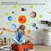 14pcs Glowing Planets Wall Stickers Glow in The Dark Star Solar System Decal for Children Bedroom Nursery