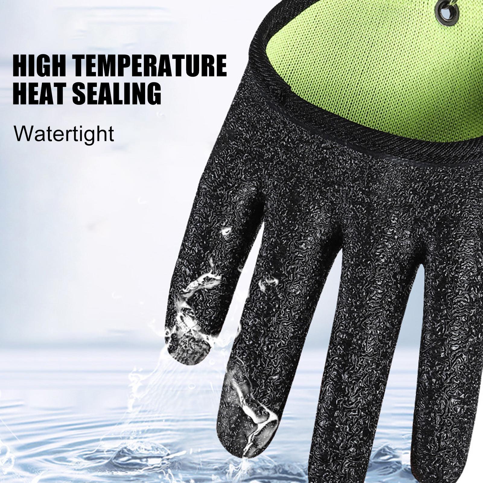 Fishing Gloves Men Puncture Resistant Fishing Gloves With Magnet Release Waterproof Fisherman Tools For Boyfriend Women Husband CN