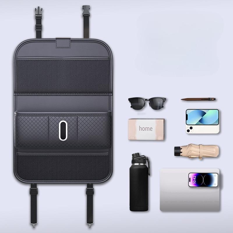 1Pc Car Seat Back Storage Hanging Bag, Car Rear Small Table Board, Car Rear Seat Rack, Car Storage Artifact