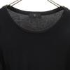 Y's Made In Japan Short Sleeve Long Cut 2 Black Youji Yamamoto Women Used