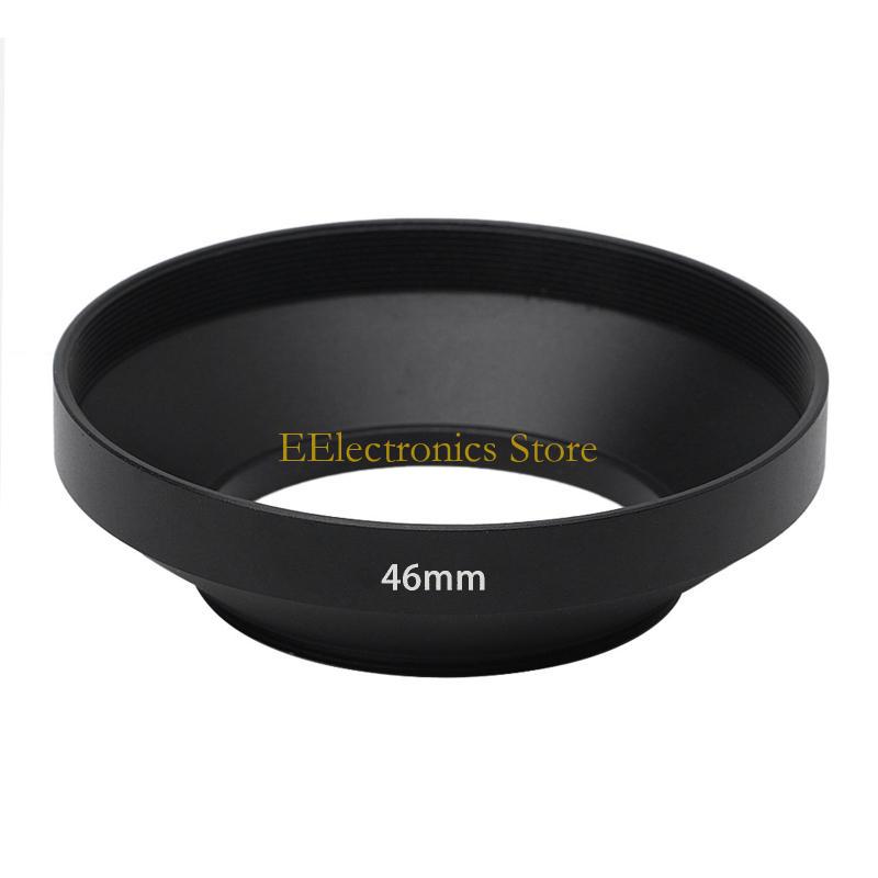 B03C 39 40.5 43 46 49 52 55 58 62 72mm Camera Metal Lens Hood Wide Angle Screw Mount Lens Hood for Digital Camera Accessory
