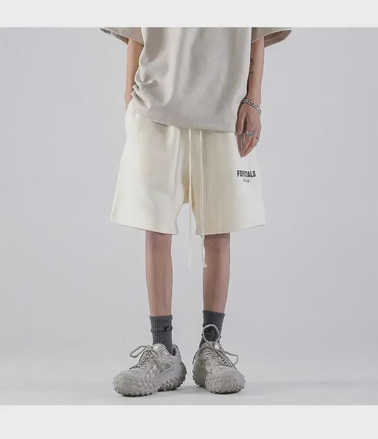 2024 Sommer Retro High-Street Sportshorts: Trendige, lockere, lässige Fünf-Punkt-Hose