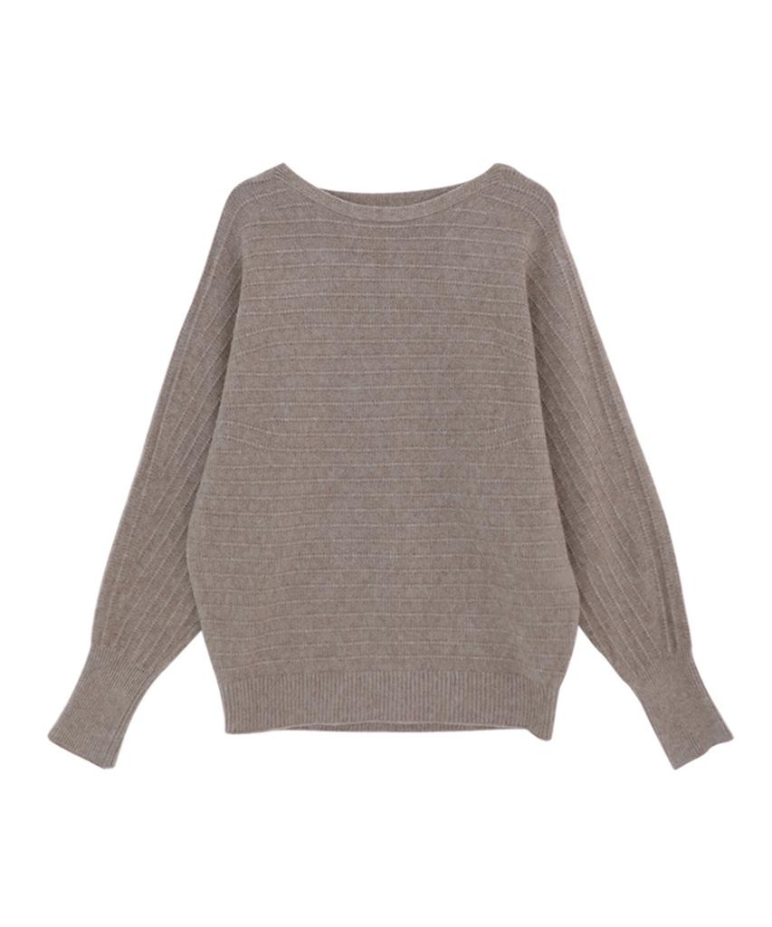 Baseukala Stripe Boat Neck Knitwear (7Colors)