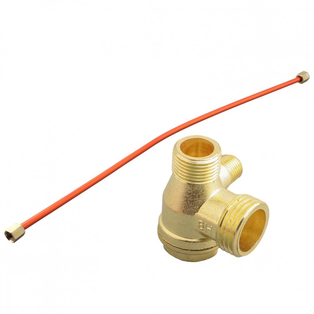 Upgrade Your For Air Compressor Parts with 400mm Exhaust Tube and Check Valve