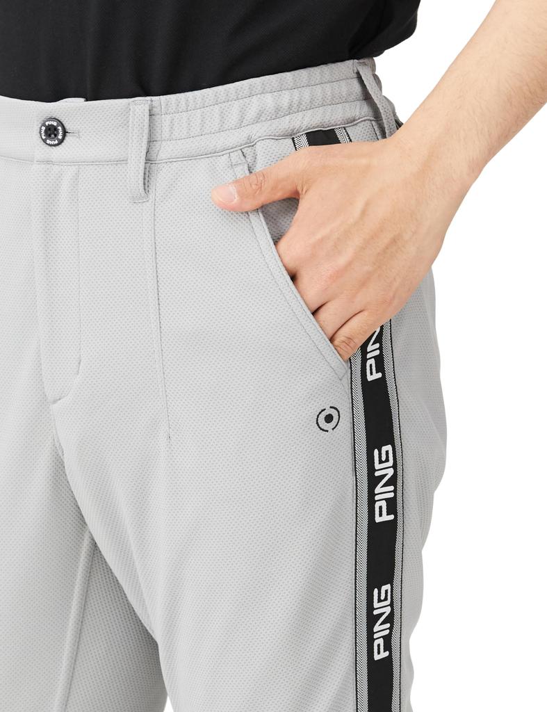 [Pin Apparel] Men's Tapered Pants (All-directional Stretch, Quick-drying, UV Protection)  Golf  621-4131207 020Gray 3L