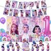 Kpop Demon Birth Date Celebration Decoration Hunter Group Birth Date Celebration Supplies Huntrix Kpop Anime Cake Topper Balloons Hanging Flag