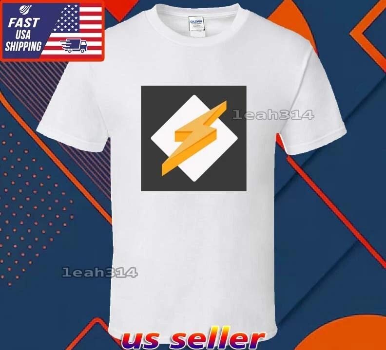 New Shirt Winamp Logo T-Shirt Funny American Usa Unisex Size S-5XL XL