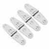 4Pcs Boat Hatch Hinge 316 Stainless Steel Rust Proof Sturdy Marine Hatch Hinge for Yacht 103 X 27mm   4.1 X 1.1in