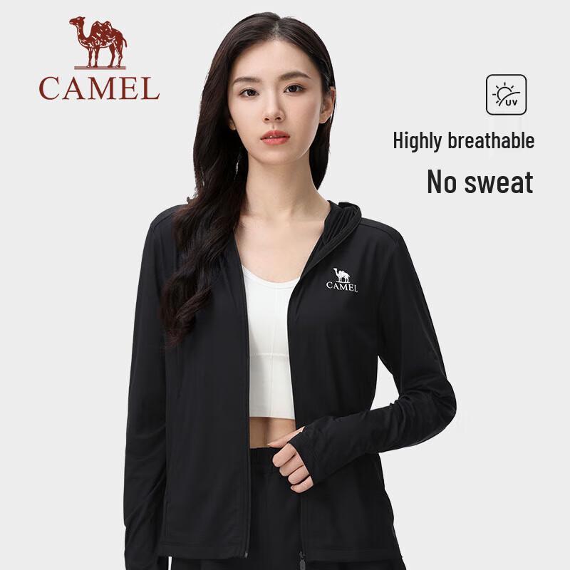 CAMEL Women s JF8287 UPF50+ Hooded Sun Protection Jacket L