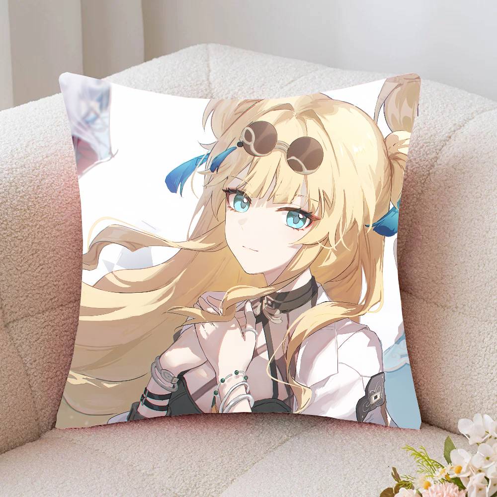 Songque Animated Game H-Honkai Impact 3rd Pillow Case Fashion Square Pillowcase Bedroom Sofa Room Ins Decoration Leisure