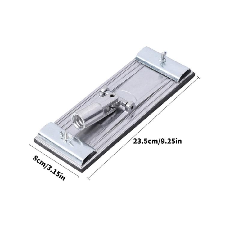 Universal Sanding Holder Poles Sander Head With AntiSlip Mechanism Optimized For Smooth Surfaces Finishing Application