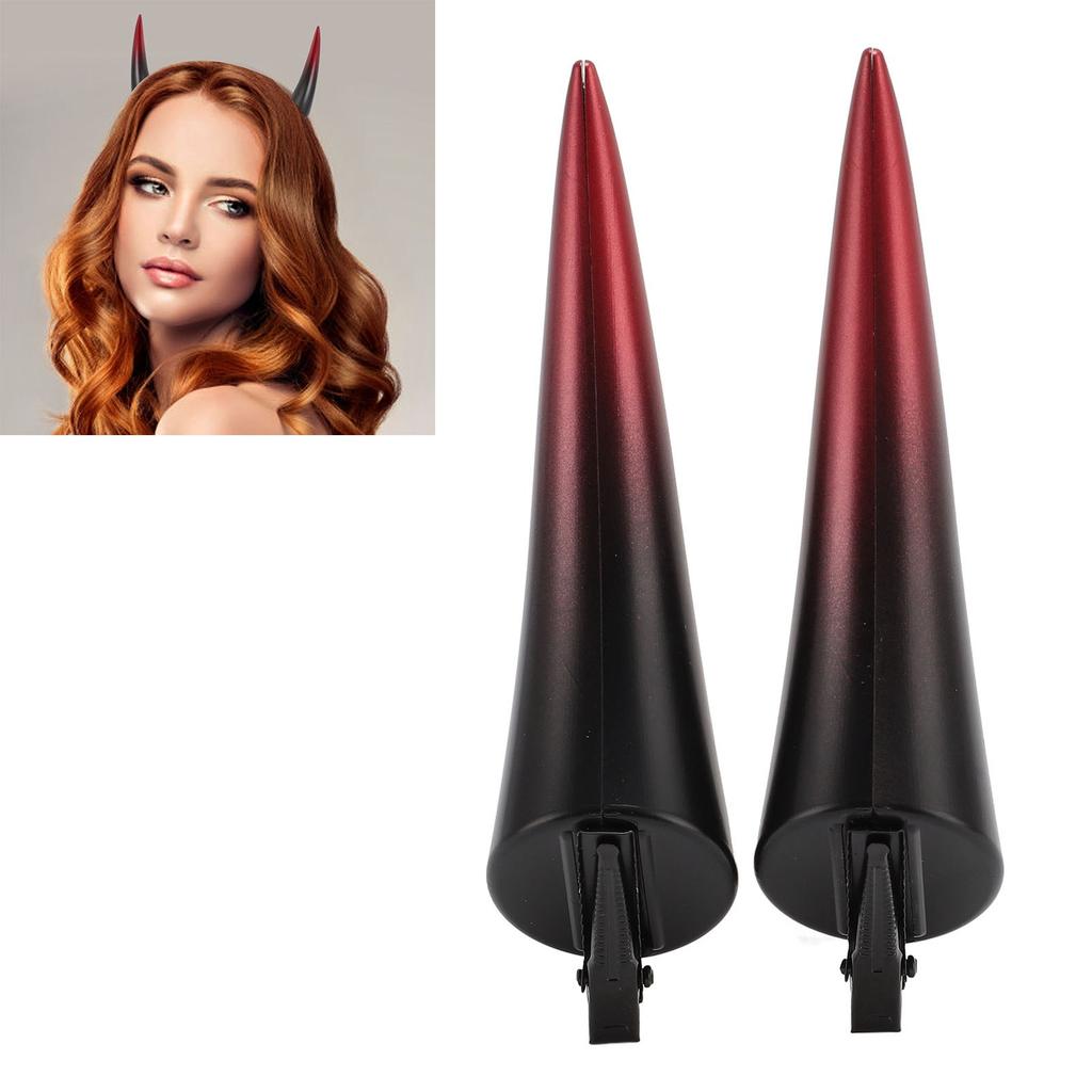 Horns Hairpin Lightweight Safe Lifelike Horns Hair Clips for Halloween Party Cosplay Makeup Theme