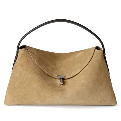 2026 Winter Nieuwe Dames Mat Koeienhuid Schouder Handtas, Niche Retro‑Ontwerp Grote Capaciteit Veelzijdige Pendelaar Crossbody Tas