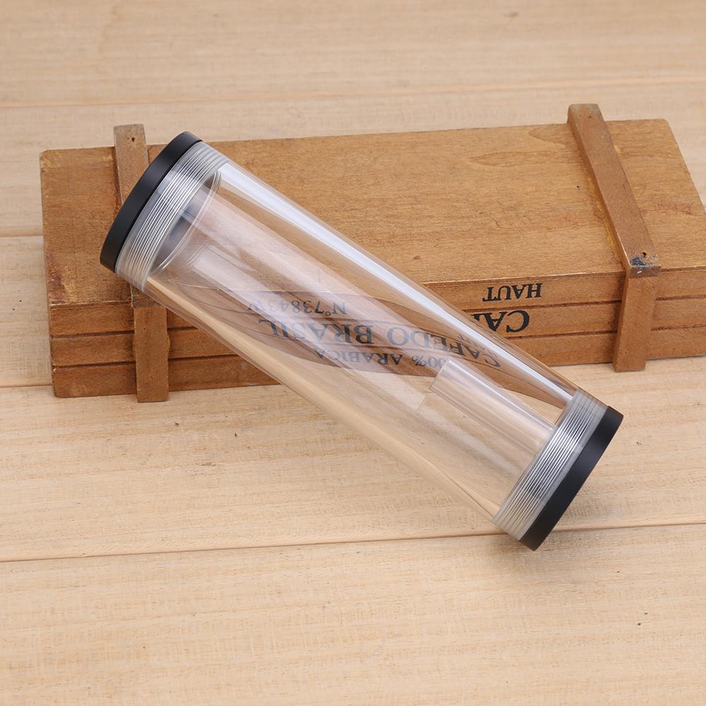 160x50mm Water Cooling Tank G1/4 PC Water Tank Reservoir Acrylic Cylinder Water Reservoir for Computer Water Cooling System