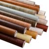 40cm Wood Grain Wall Sticker Wallpaper Self Adhesive DIY Wall Stickers Peel Waterproof Furniture Cabinet Renovation Sticker
