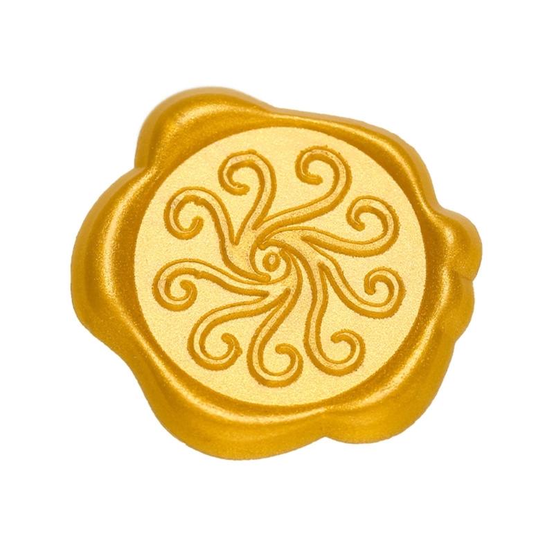 10Pcs Embossed Seal Stickers Adhesive Seal Decals for Wedding Invitations, Envelope, Birthday Valentines Christmas Card