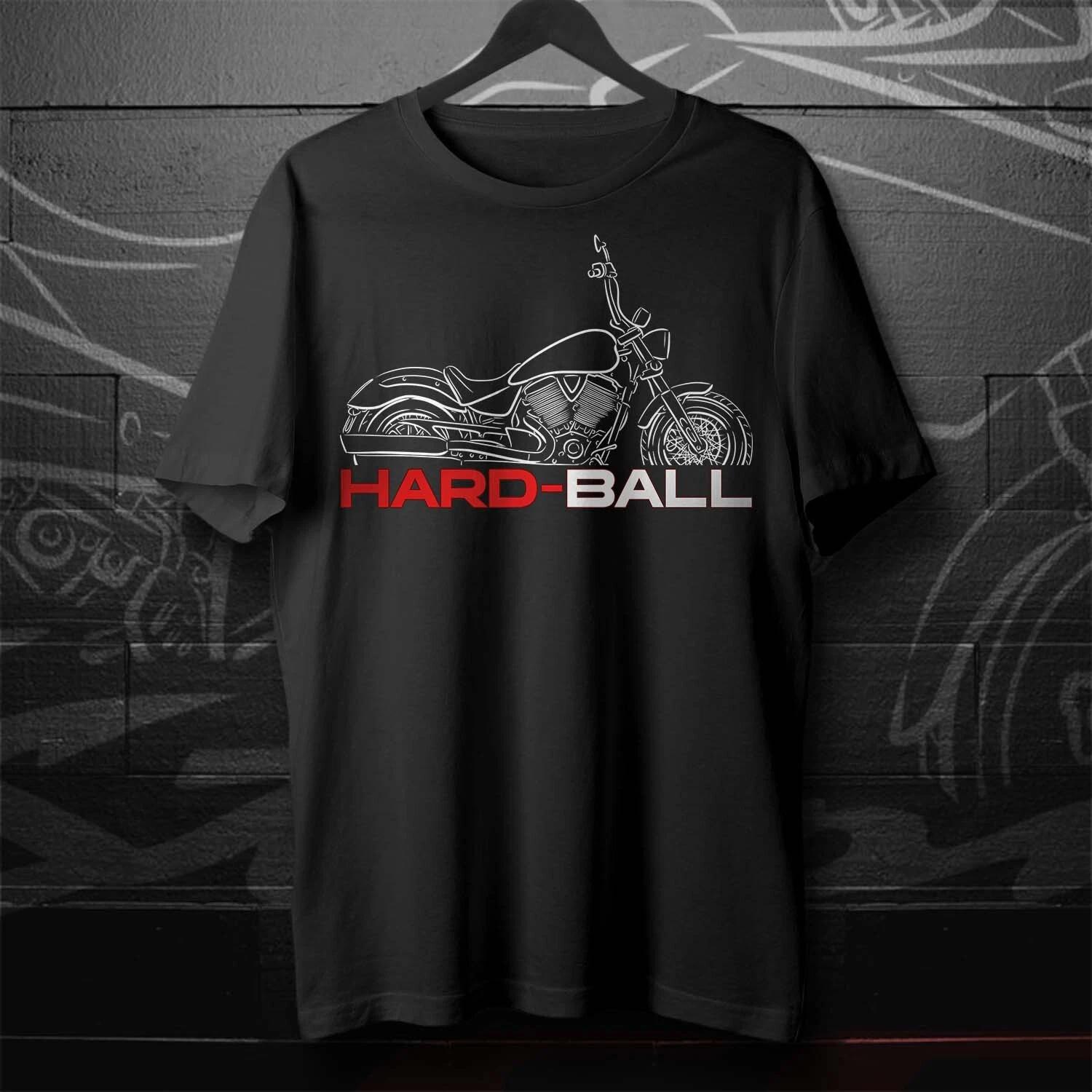 

Victory Hard-Ball Motorcycle T shirt for Touring Bikers 2XL