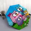 1pc Owl Family Themed High-quality Umbrella,Automatic Opening and Closing Umbrella,Multi-functional Umbrella G0811332