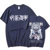 Harajuku Anime Jujutsu Kaisen Yuta Okkotsu Manga T-shirts med grafiska tryck för herr, dam bomull, kortärmade sommar-tröjor Oversized Streetwear