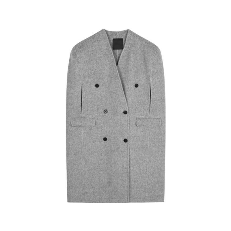 JNBY Loose Fit Sleeveless Wool Blend Coat