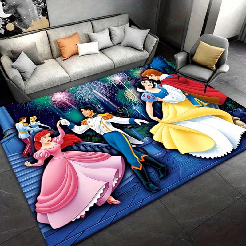

1pc Princess Pattern Area Rug Soft Flannel Floor Mat for Living Room, Bedroom, Kitchen, Sofa Coffee Table Floor Mat, Machine Washable 60cm by 90cm