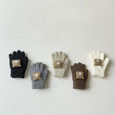 Kinderhandschuhe Fünffinger Warm Baby Kleinkind Junge Mädchen Kind Junge Mädchen Finger Warm Baby Herbst und Winter