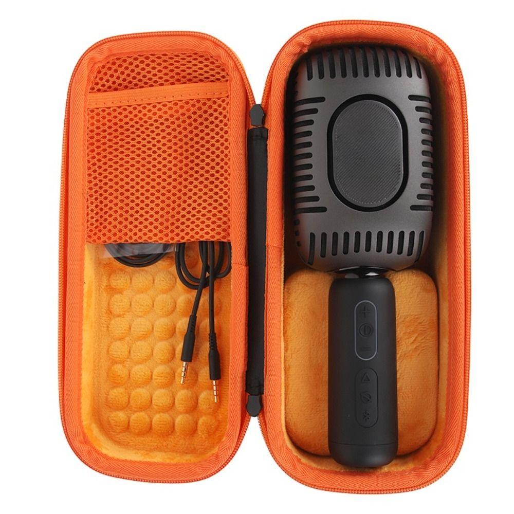 Portable Wireless Microphone Storage Bag Hard Shell Handbag for JBL KMC600/KMC500 Outdoor