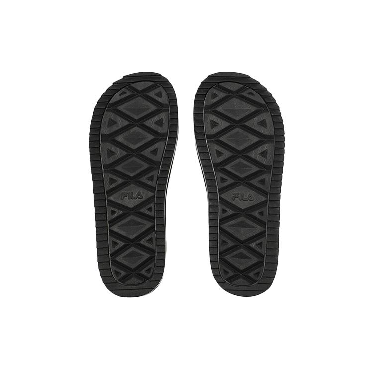 FILA Tomia Tapey Tape Sandals One Strap Sandals Unisex Black 1SM00738_001