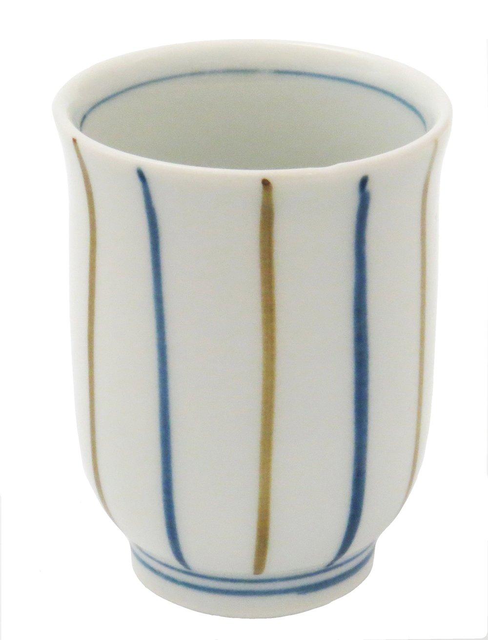 

Hasami ware Sanwa pottery cup Nishiki Jugusa