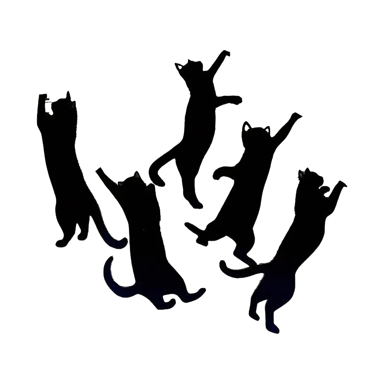 

Metal Cat Bookmarks Set of 5 Creative-Design with Unique Cat Shaped Bookmarks for Book Lovers, Students, and Teachers
