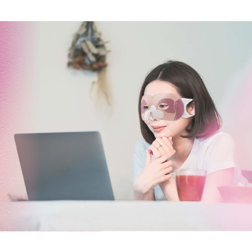 Honyarado Nangara Warm Eye Mask, Rabbit Design, Set of 3 (RLK38460)