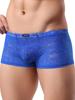 Sexy Boxer Soft Breathable Inner Low Rise 3D Sewing Underwear 6 Colors [iKingsky] Men's Men's (S,