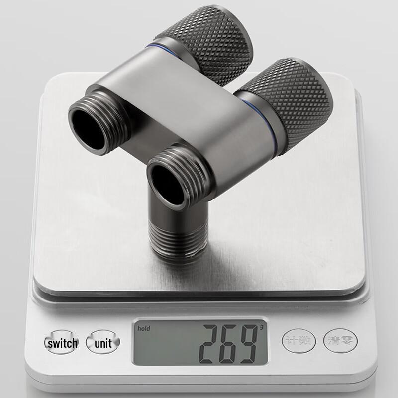 HuiJia Quick-Connect Washing Machine Faucet with Stop Valve