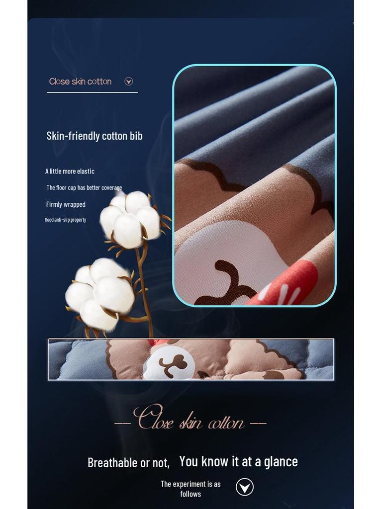 Wasserdichter Baumwoll-Matratzenschoner & Urin-Pad (Ausgabe 2025) - Kissenbezüge nicht im Lieferumfang enthalten.