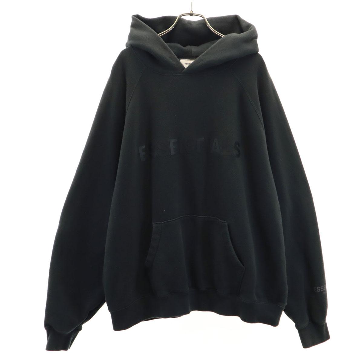 

ESSENTIALS Толстовки с длинным рукавом L Серия Black с начесом сзади Мужские Б/У