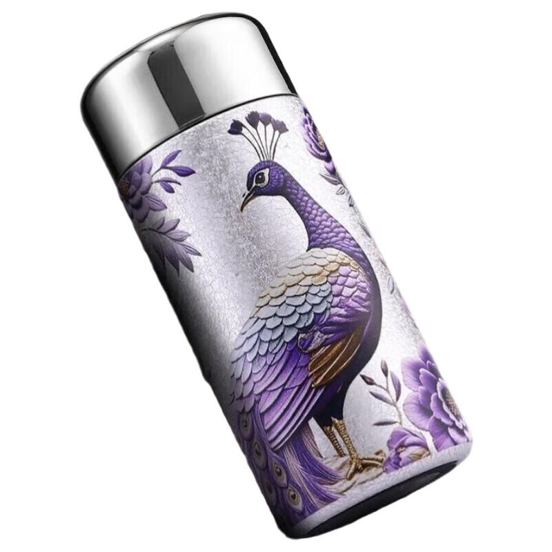 Xiao Yue Ya Chinese Style Portable Titanium Coated Thermos