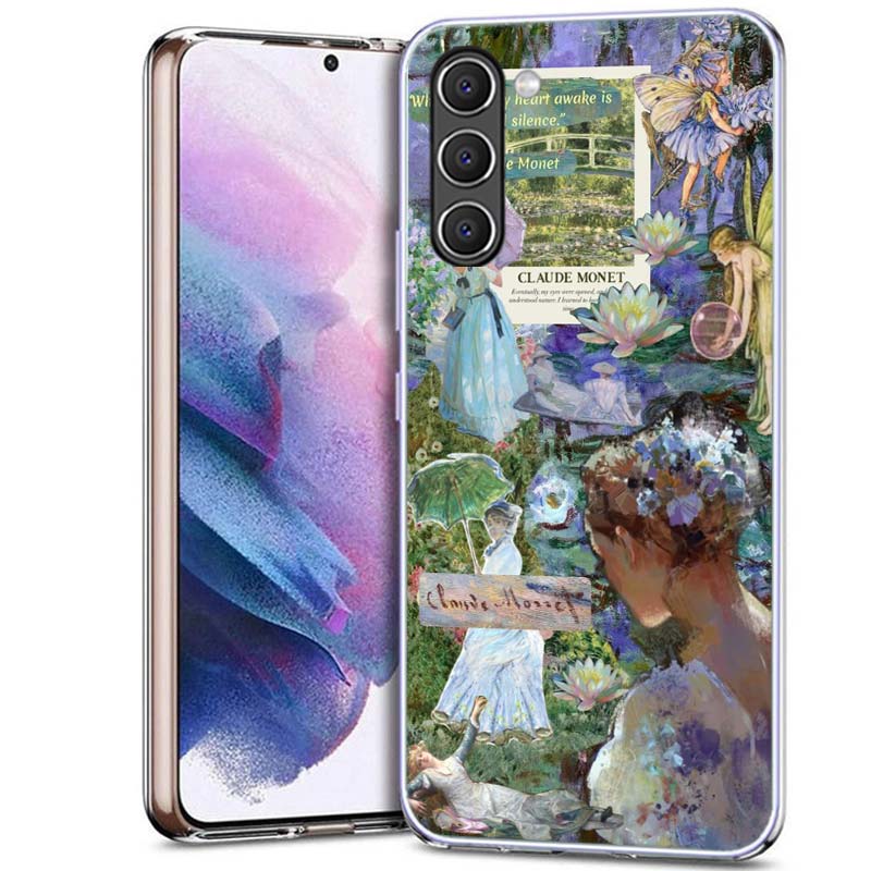 Claude Monet Art Phone Case for Samsung A54 A14 A24 A34 A17 A37 A57 A55 A35 A25 A15 A13 A23 A33 A53 A07 A05S A04S A03 A73 Galaxy