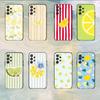 Style Lemon Phone Case For Samsung S25,S24,S21,S22,S23,S30,Ultra,S20,Plus,Fe,Lite,5G Black Cover
