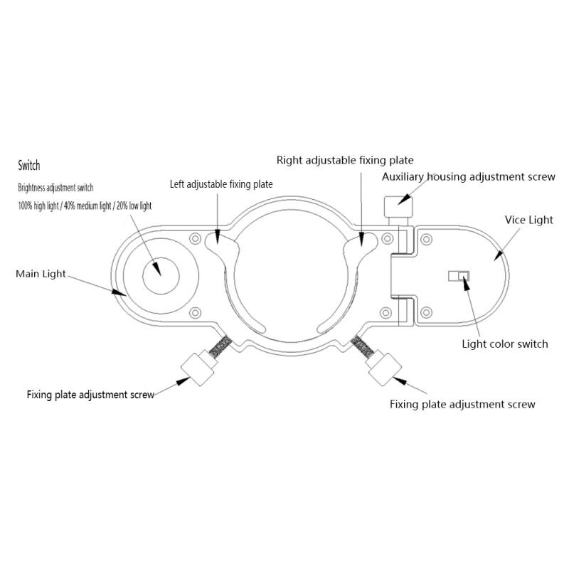 Spray Gun Adjustable Led Light Fits For All Spray Guns Night Painting Work