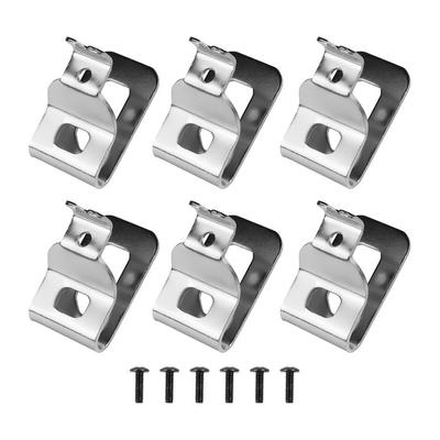 6pcs DEWALT Replacement Belt Loop Clips Stainless Steel Tool Belt Connectors Hook Accessories Parts for 20V Power Tools