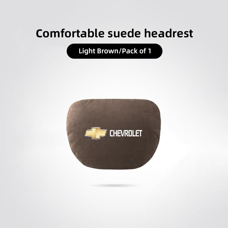 

Car Logo Neck Pillow & Lumbar Support Set Breathable Headrest Cushion For Chevrolet Cruze Malibu Colorado Equinox Spark Keychain